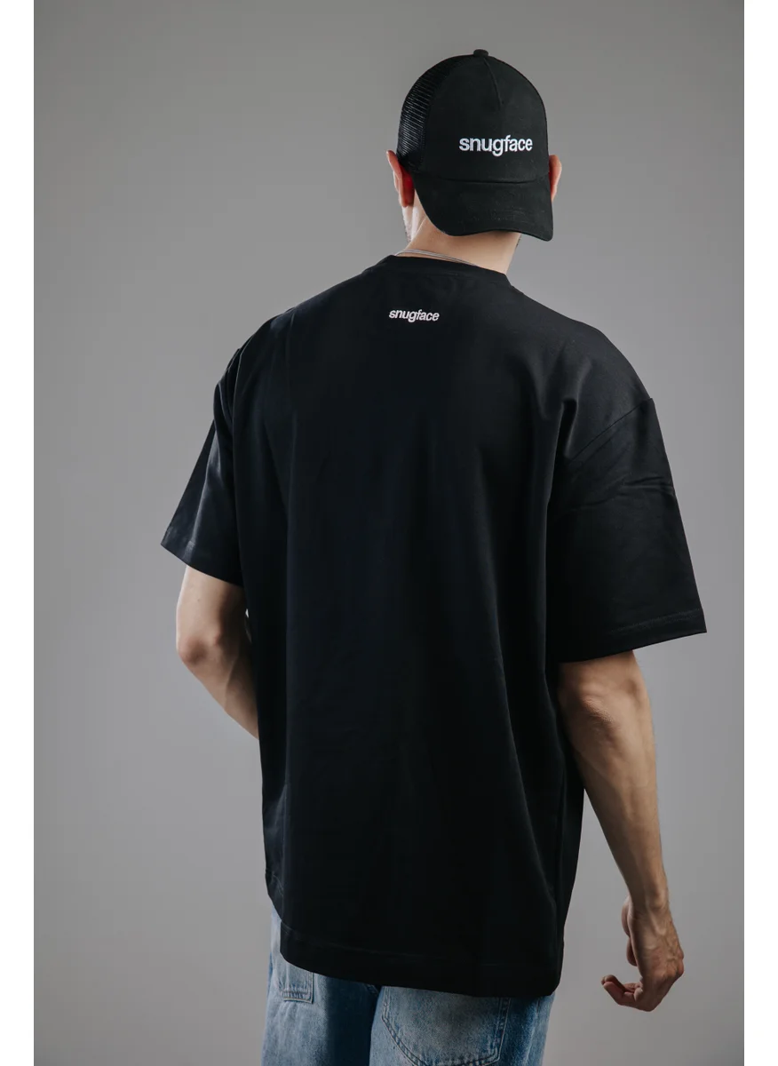 Snugface Snugface The Button Oversized Men's T-Shirts