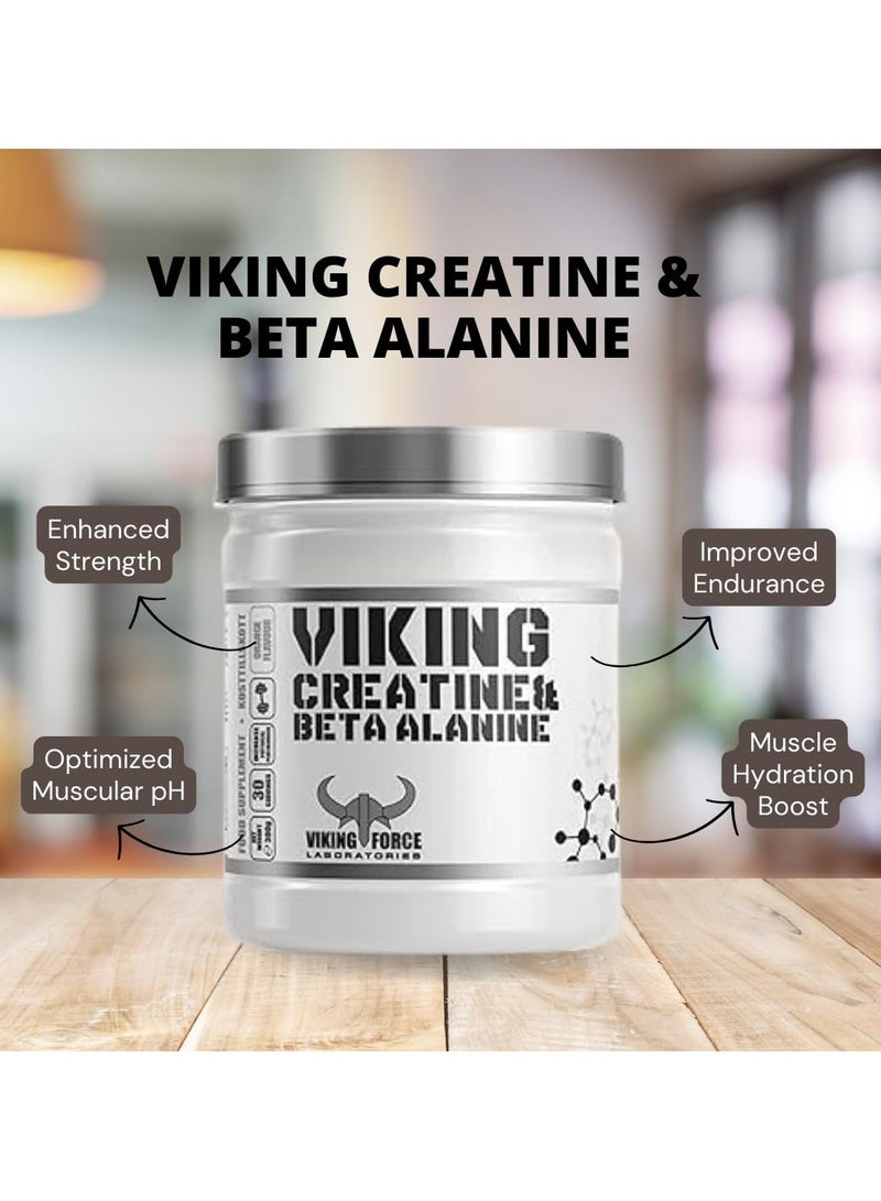 VIKING FORCE LABORATORIES Viking Creatine and Beta Alanine 300g, 30 servings - Mix Berries - Image 3