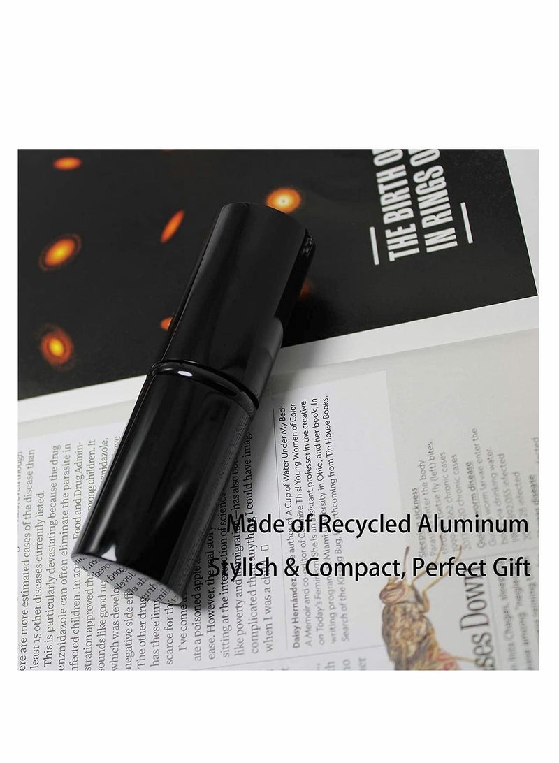 Captaintech Blush Brush Artificial Wool Portable Face Powder Brush with Cover, Professional Retractable Flat Top Liquid Powder Foundation Brush for Blending Liquid - Image 2