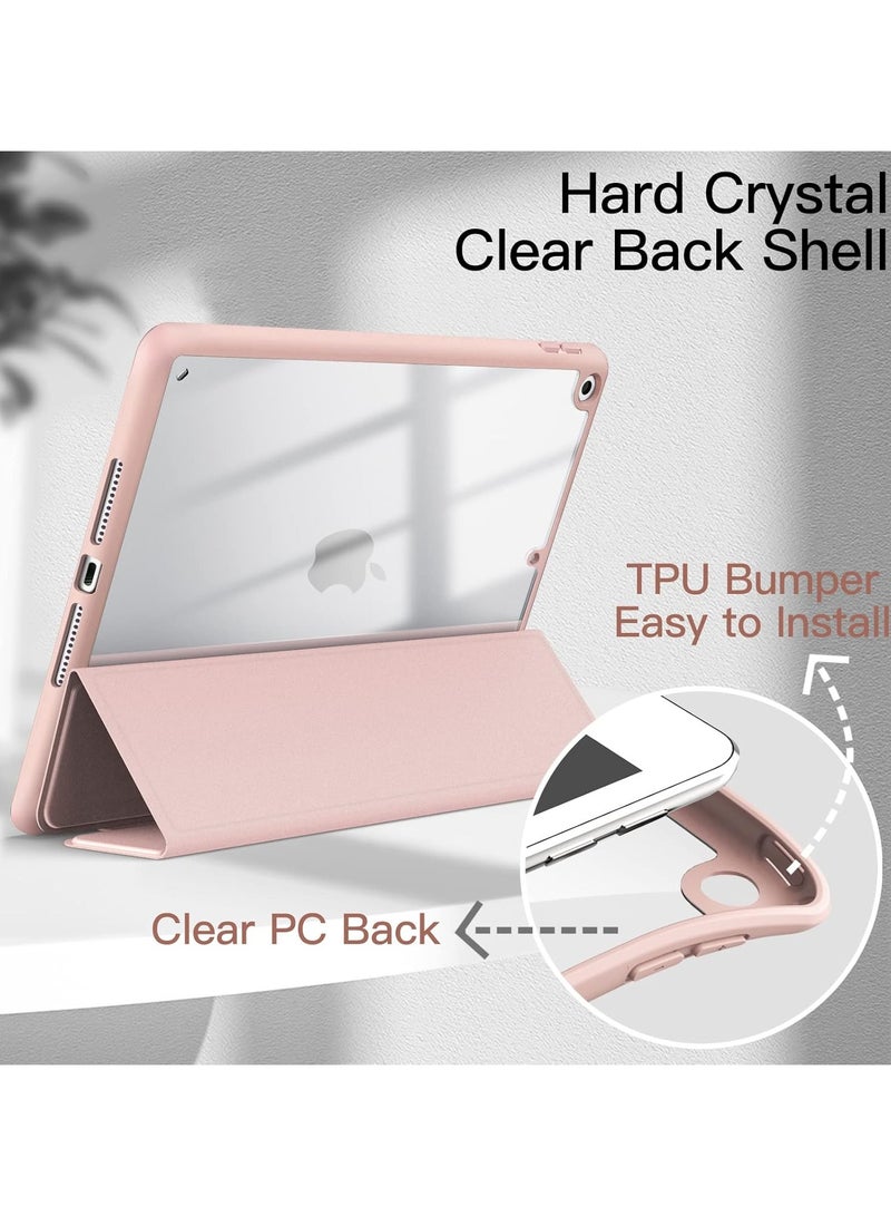 DUSALA 2 in 1 DUSALA Case for iPad 9.7-Inch (6th/5th Generation, 2018/2017) with Pencil Holder, Slim Stand Protective Cover with Clear Transparent Back Shell for iPad 9.7 inch Tablet, Support Auto Wake/Sleep With Tempered Glass - Image 3