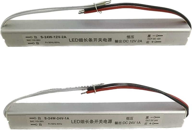 24W Ultra Thin LED Strip Power Supply 24V 1A AC110V 220V to DC12V Switching Driver Transformer - Image 3