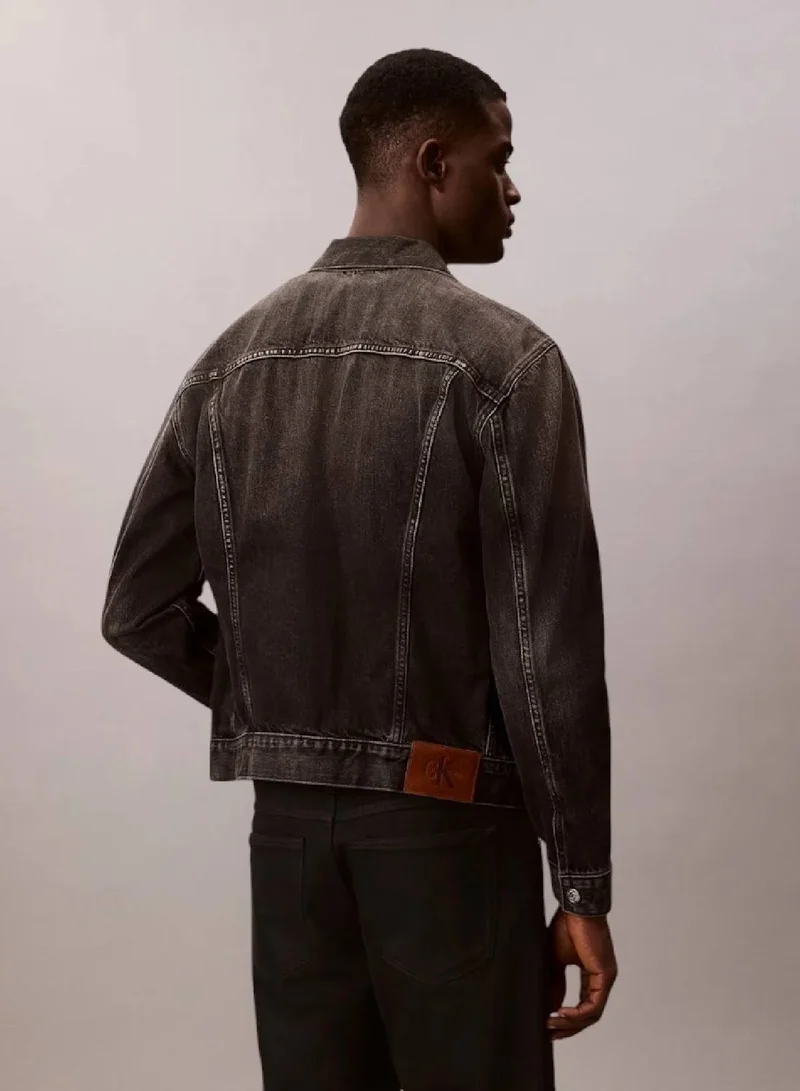 Calvin Klein Jeans KLEIN BLACK Classic Denim Overshirt for Men | Best Price UAE