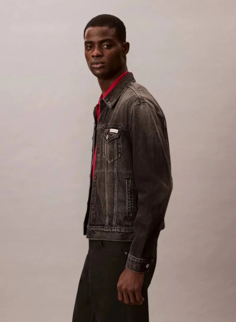 Calvin Klein Jeans KLEIN BLACK Classic Denim Overshirt for Men | Best Price UAE