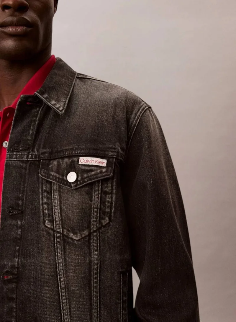 Calvin Klein Jeans KLEIN BLACK Classic Denim Overshirt for Men | Best Price UAE