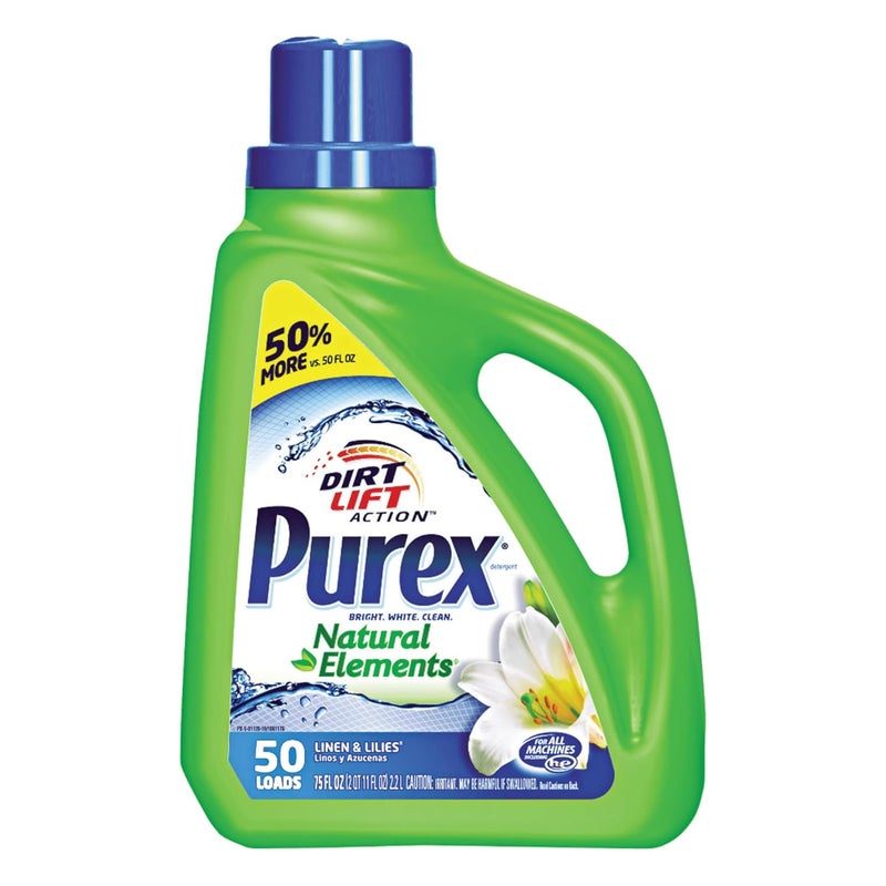 Purex 1737206 Liquid Detergent with Natural Linen and Lilly Elements, 6/75 oz. (Pack of 6) - Image 1
