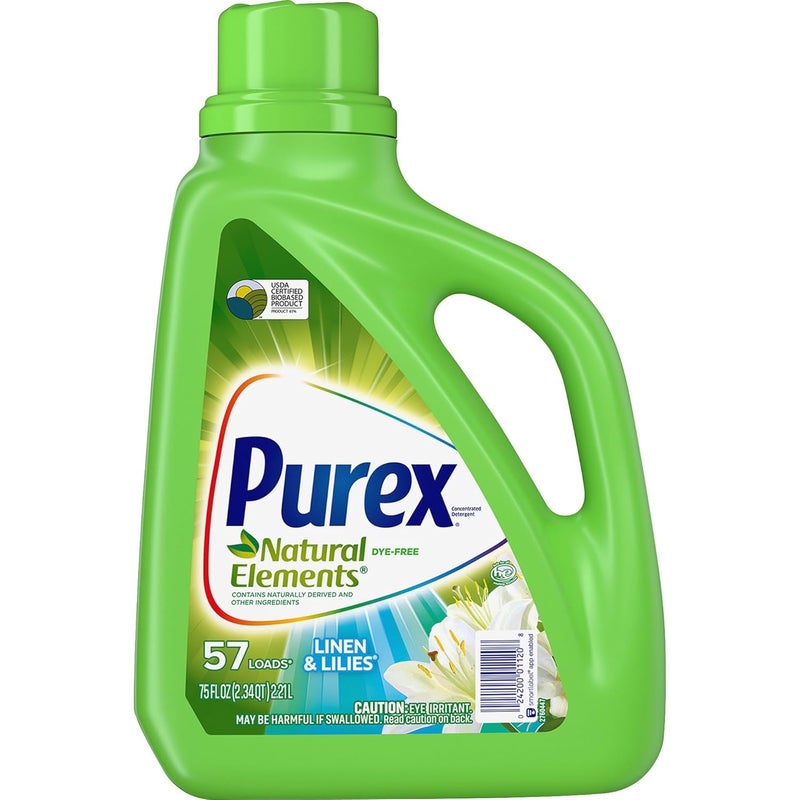 Purex 1737206 Liquid Detergent with Natural Linen and Lilly Elements, 6/75 oz. (Pack of 6) - Image 2