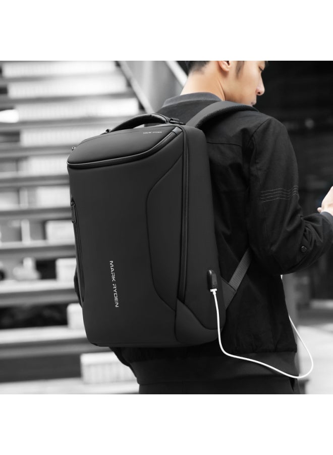 MARK RYDEN Marco Leiden Backpack For Men, 17.3-inch Laptop Bag, Business Backpack, School Bag, Mr9031 Elite Black Upgraded Version - Image 5