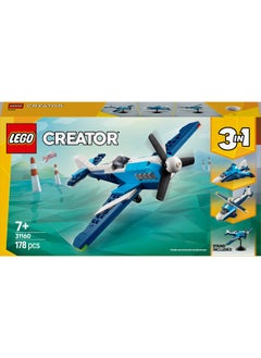 LEGO Creator 3in1 Aircraft: Race Plane Toy - Transforms into a Jet or Helicopter Model - Vehicle Building Set for 7+ Year Old Boys & Girls - Fun Birthday Gift Idea - 31160 (178 pieces)  - Image 2