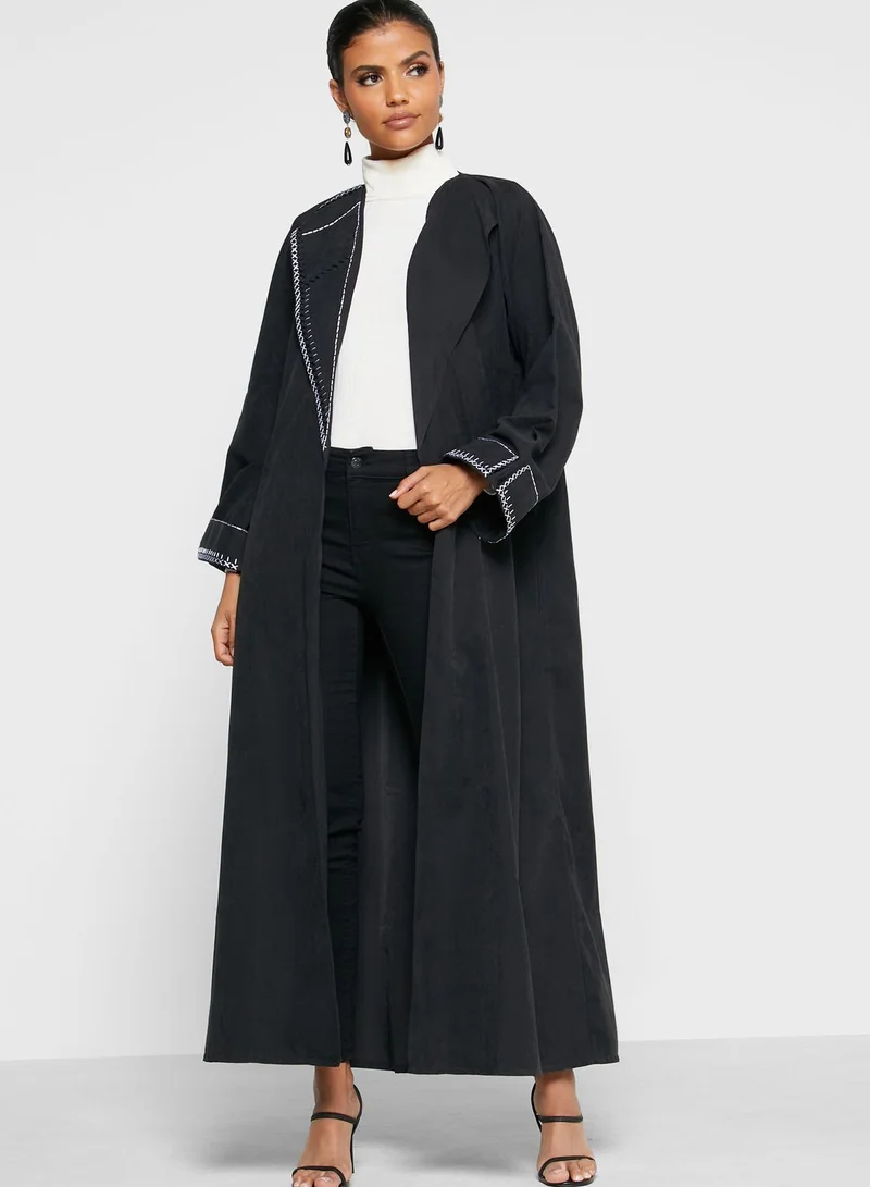 Moistreet Coat Style Abaya