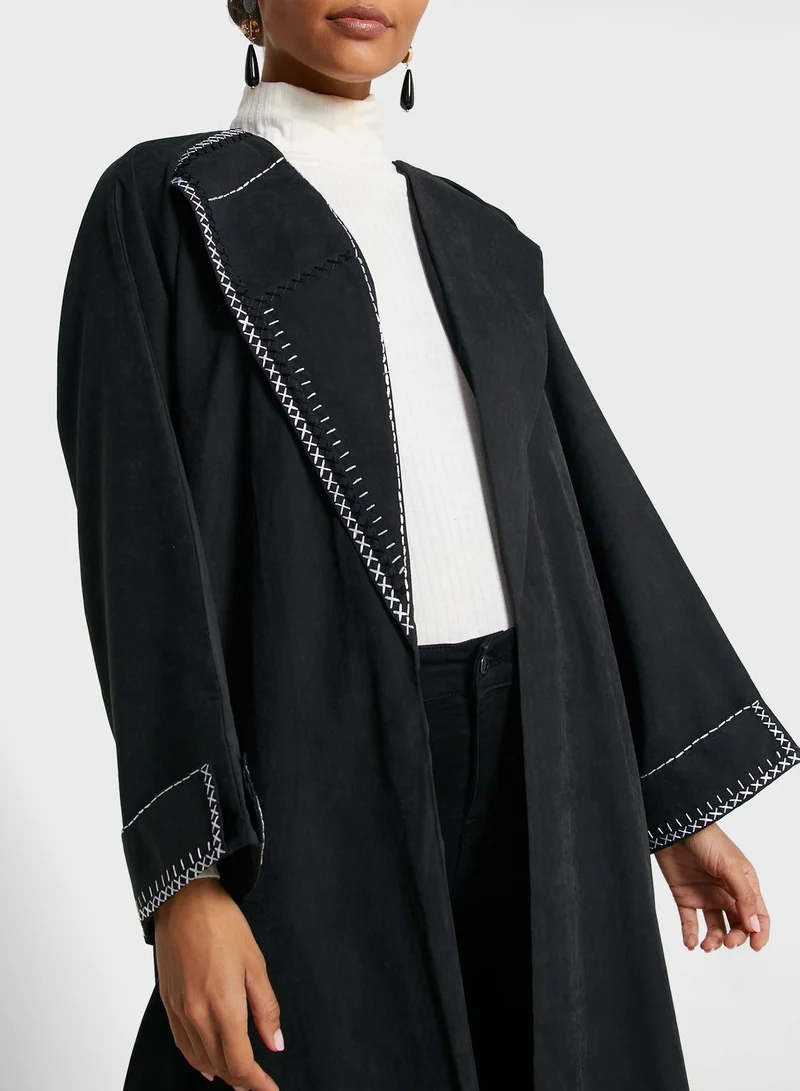 Moistreet Coat Style Abaya