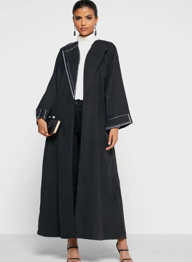 Moistreet Coat Style Abaya