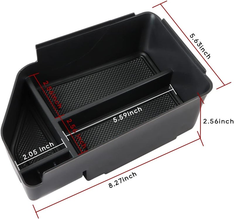 MARCHFA Center Console Organizer Tray for Kia EV6 (2022-2025) - Black - Image 5