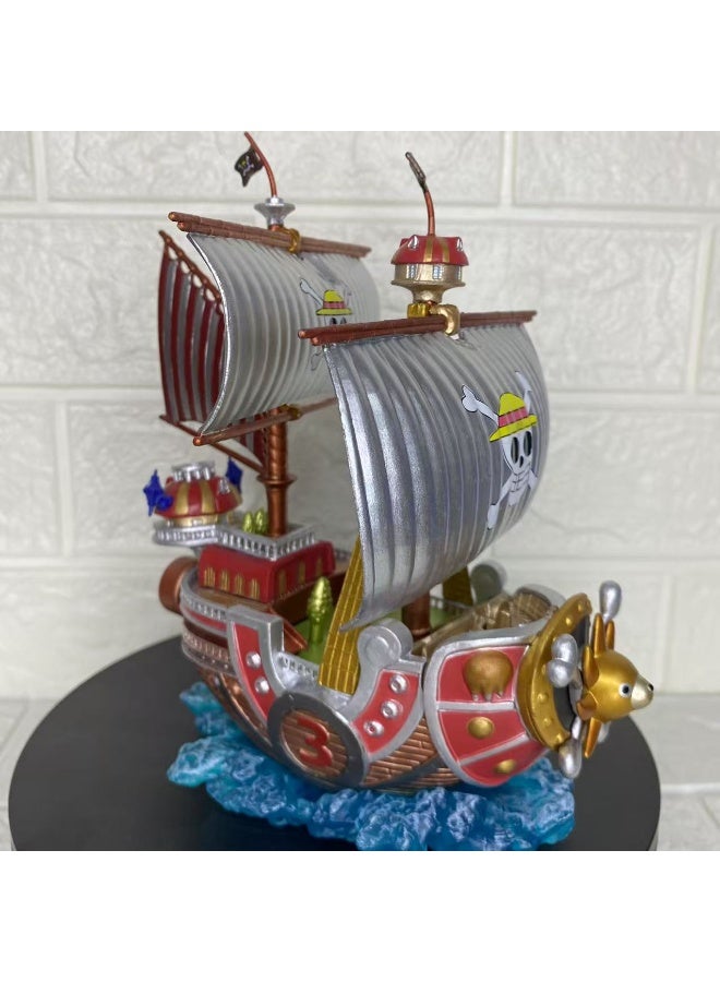 عام قطعة واحدة سطح المكتب الديكور الشمس القراصنة نموذج سفينة جمع الديكور اللعب هدايا للعائلة والأصدقاء - Image 3