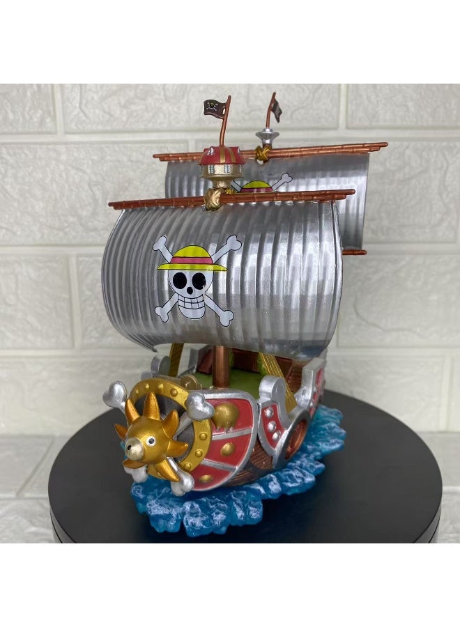 عام قطعة واحدة سطح المكتب الديكور الشمس القراصنة نموذج سفينة جمع الديكور اللعب هدايا للعائلة والأصدقاء - Image 2