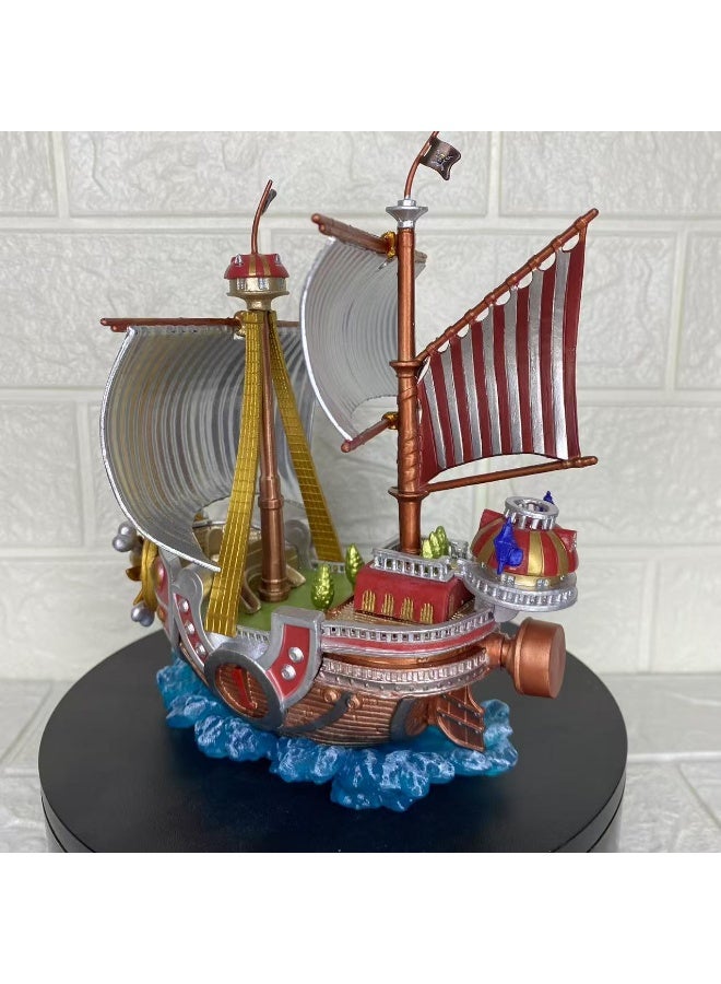 عام قطعة واحدة سطح المكتب الديكور الشمس القراصنة نموذج سفينة جمع الديكور اللعب هدايا للعائلة والأصدقاء - Image 4