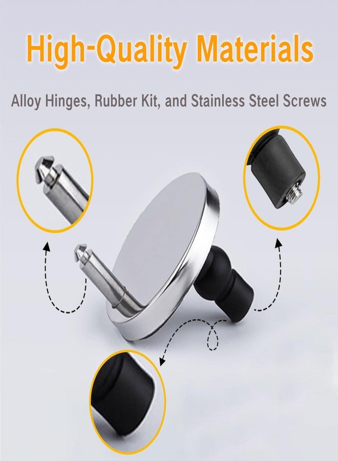 YAFIYGI Toilet Seat Replacement Parts Kit: 2pcs Screws & Bolts, Stainless Steel, Hex Head, 1/4-20 UNC, Fits Most Standard Toilets, Easy Install, Upgrade/Replace - Image 4