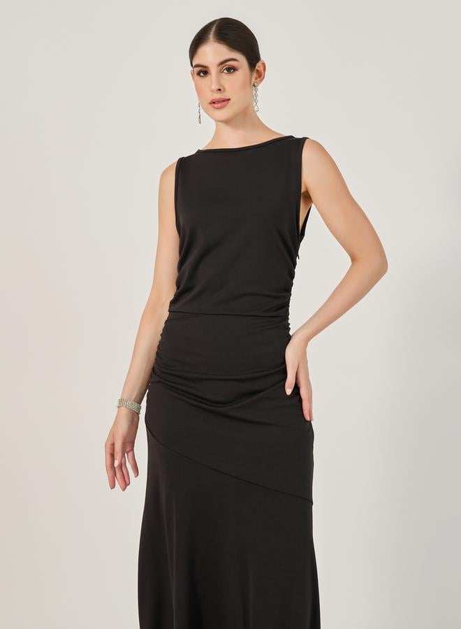 ستايلي فستان عمودي بلا أكمام - Image 3