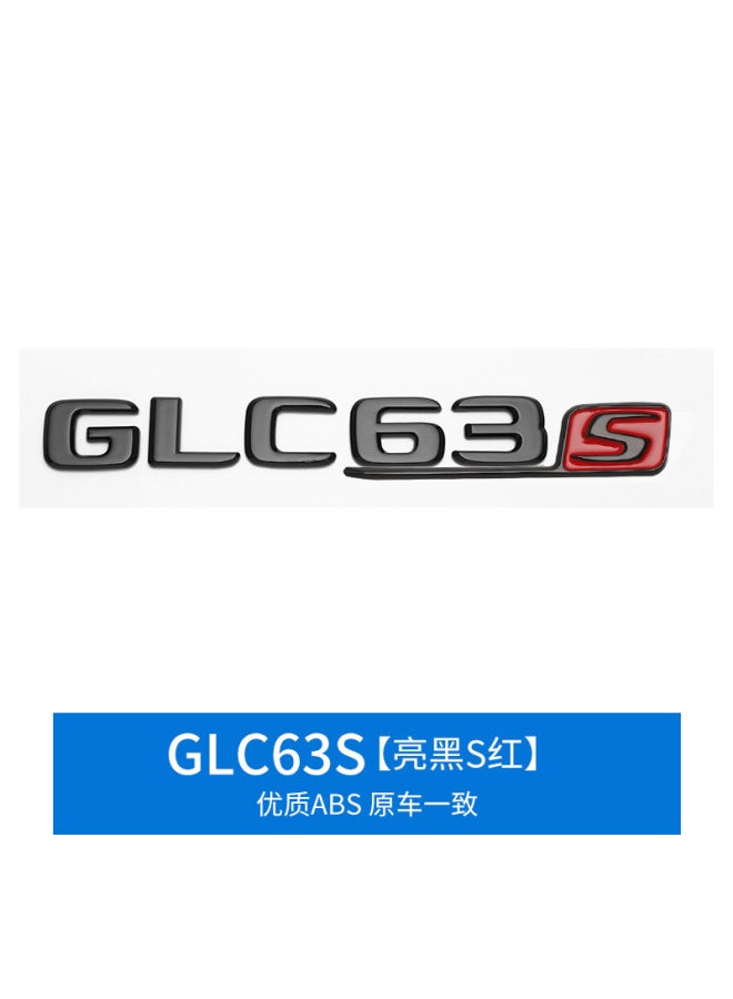 Suitable For Mercedes-benz C260l E300lglc Modification Amg Fender Side Logo C63 Rear Car Logo Displacement Labeling