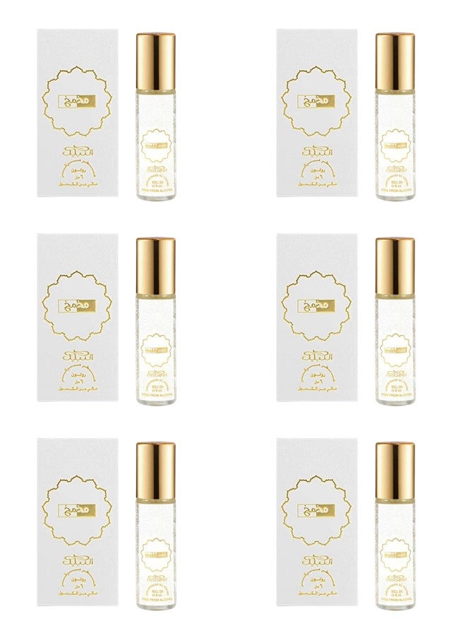 Nabeel 6 PCS NABEEL MAKH MIKH ROLL ON OIL PERFUME 6ML - Image 1