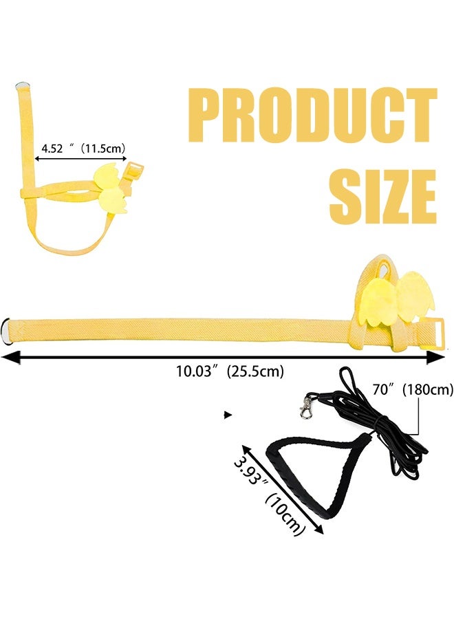 Bird Flying Rope Pet Parrot Bird Harness And Leash Adjustable Training Design Anti-Bite Bird Nylon Rope With Cute Wing For Parrots Suitable For Scarlet,Keck,Mini Macaw And Same Size Birds - Image 5