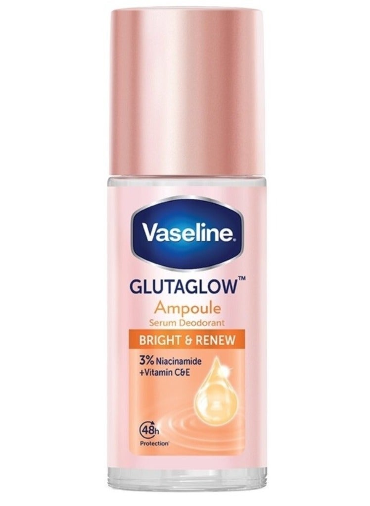 Vaseline Glutaglow Bright & Renew Ampoule Serum Deodorant - 45ml - Image 1