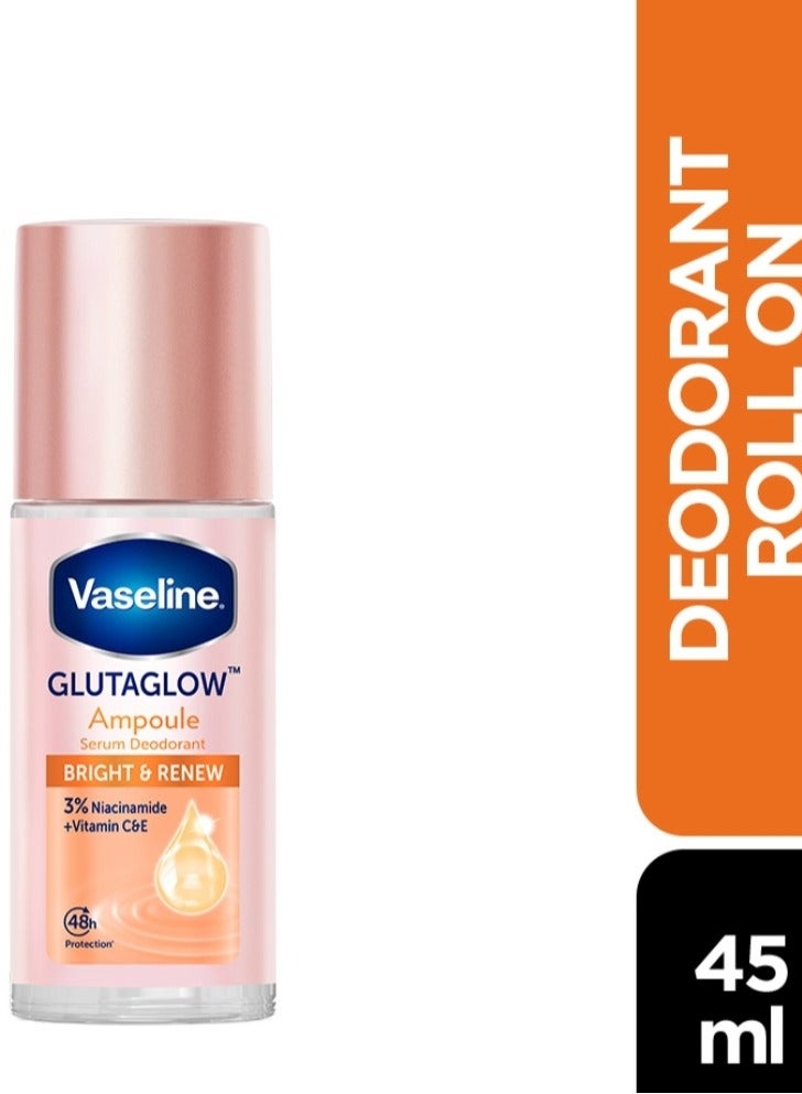 Vaseline Glutaglow Bright & Renew Ampoule Serum Deodorant - 45ml - Image 3