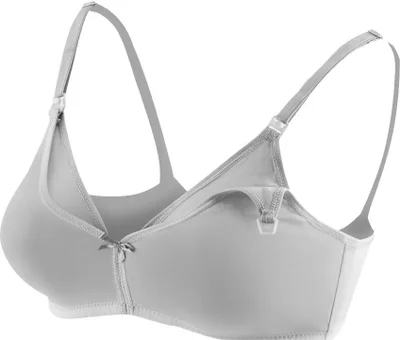 Gezenbebe Bmom Pregnancy and Nursing Bra Gray