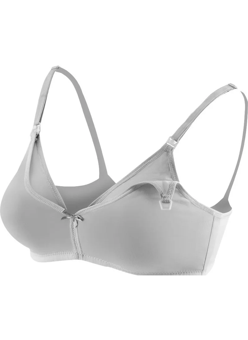 طفل يمشي Bmom Pregnancy and Nursing Bra Gray