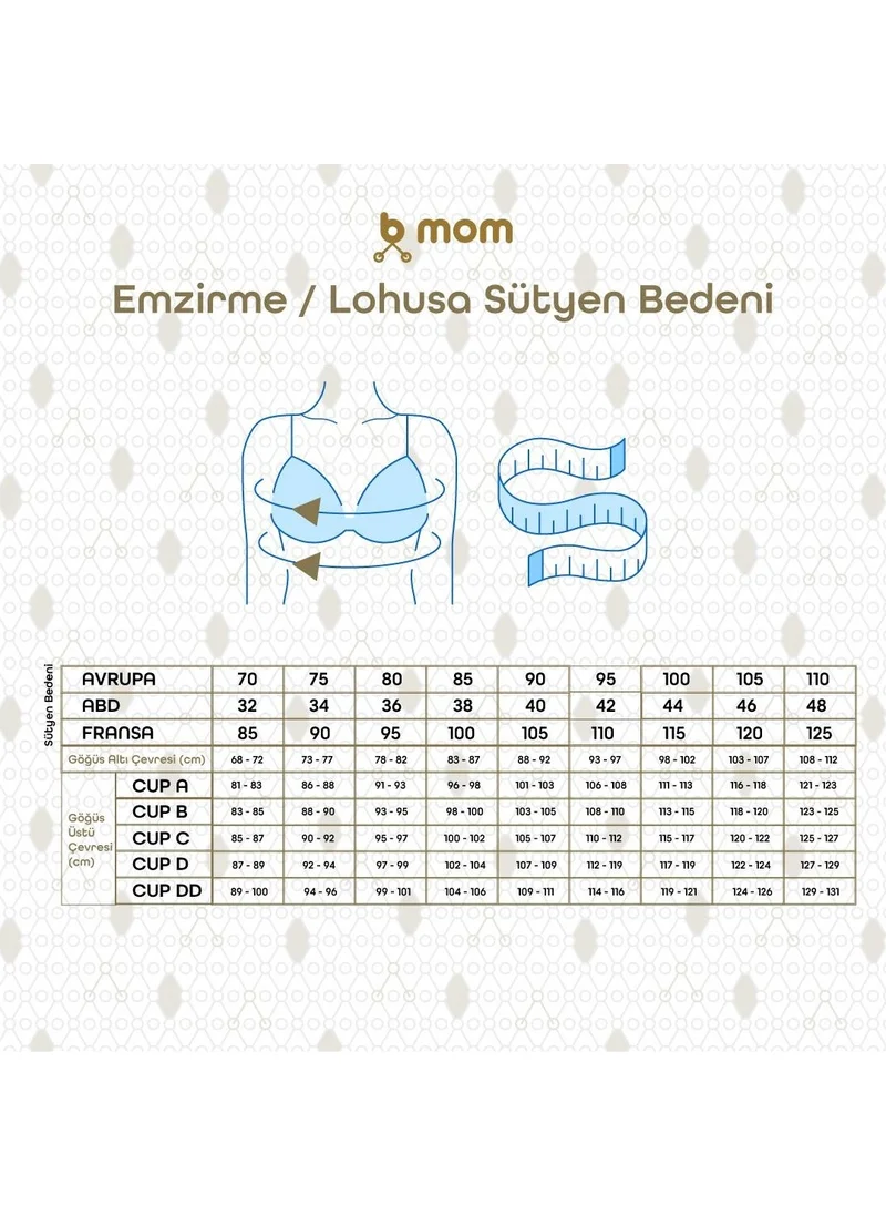 Gezenbebe Bmom Pregnancy and Nursing Bra Gray