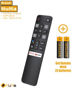 Voice Remote Control for TCL Android TV, New Upgraded Replacement RC802V for TCL TVs, 40S330 32S330 40S334 32S334 70S430 32A325 32A323 65Q637 55S430 43S430 55Q637 43S434 75S434 32P30S