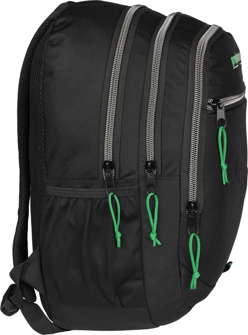 ريلاكسن Black Waterproof Lined Fabric Backpack 2048