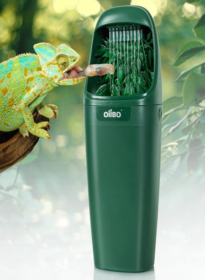 OiiBO Reptile Water Dispenser, Automatic Drinking Fountain Water Flow Adjustable Reptile Tank Waterfall for Lizard Bearded Dragon Chameleon, Ultra Quiet Amphibians Insects Terrarium Water Dripper - Image 1