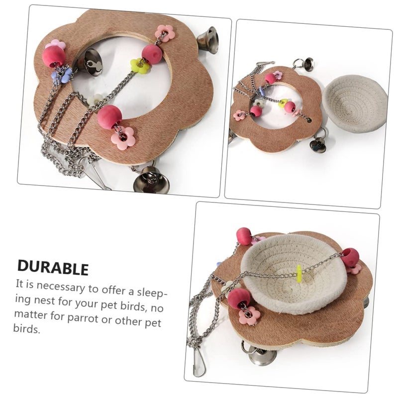 Warm Parrot Hanging Sleeping Nest Cozy Bed For Parakeets High Places Toy - Image 4