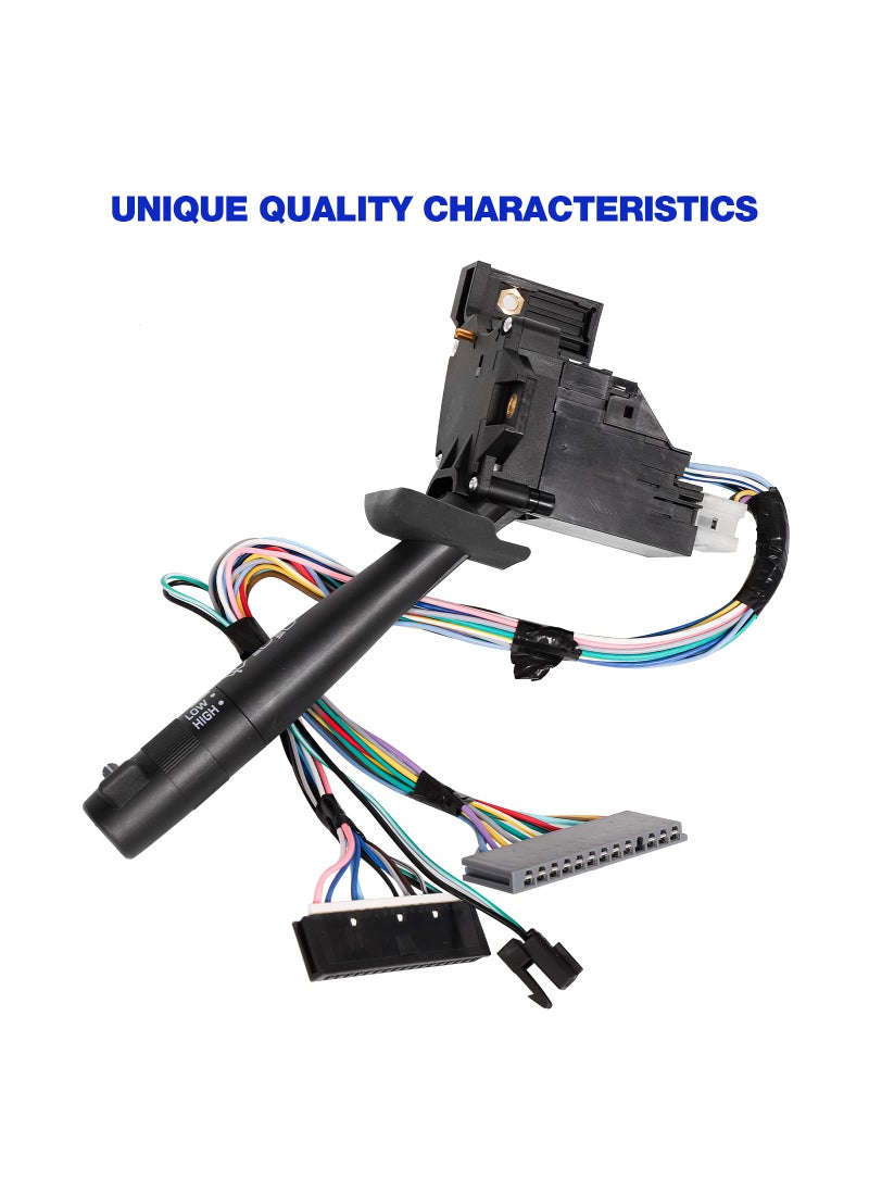 LCWRGS Multi-Function Combination Switch Replacement for 1995-2002 Chevy Tahoe S10 GMC C1500 K1500 Suburban Yukon, Replace 2330814 26100985 26036312, Turn Signal, Wiper, Washers, Cruise Control  - Image 5