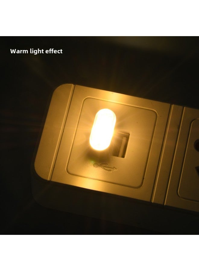 Mini USB Night Light USB Headlamp Car Headlamp USB Car Headlamp USB Light Colorful Light-Color:H2111-warm Light-Size:Single Opp Bag  - Image 1