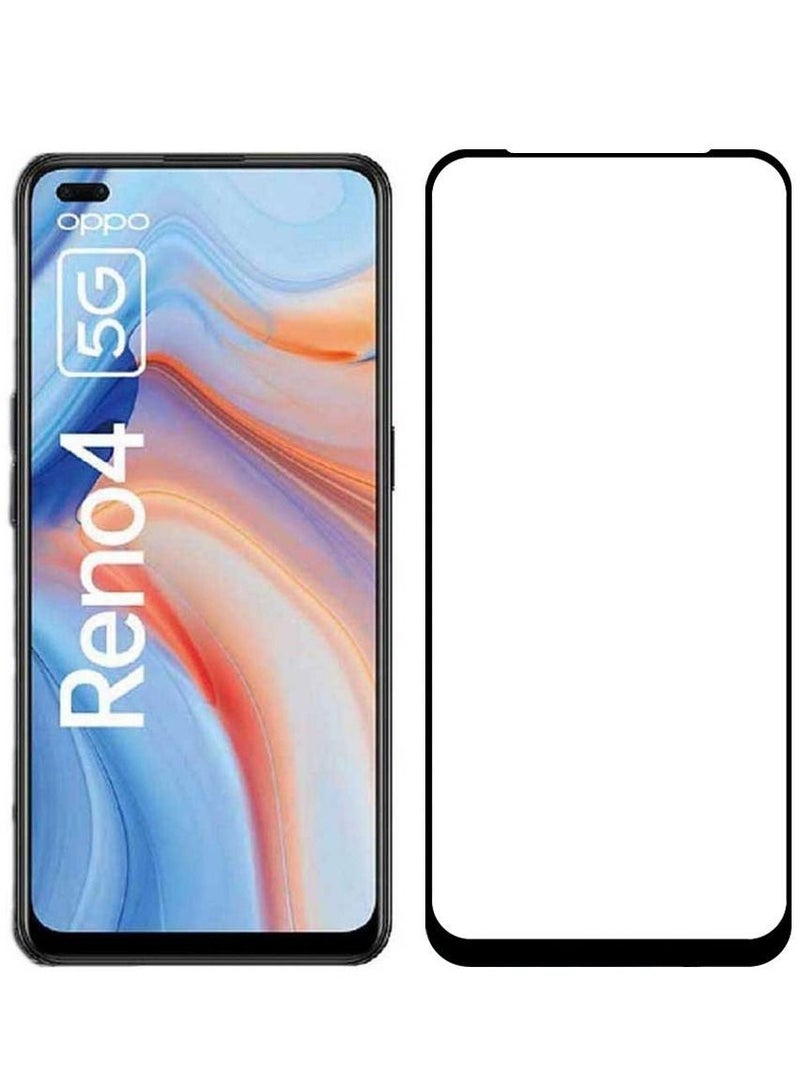 Oppo Reno 4 5G واقي شاشة زجاج مقوى 9H تغطية كاملة 6.43 بوصة - Image 2