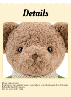 VRCOW 10Inch Teddy Bear Stuffed Animal, Soft Cuddly Stuffed Plush Bear, Gifts for Kids Baby Toddlers on Baby Shower, Valentine's Day (Light Brown)  - Image 4
