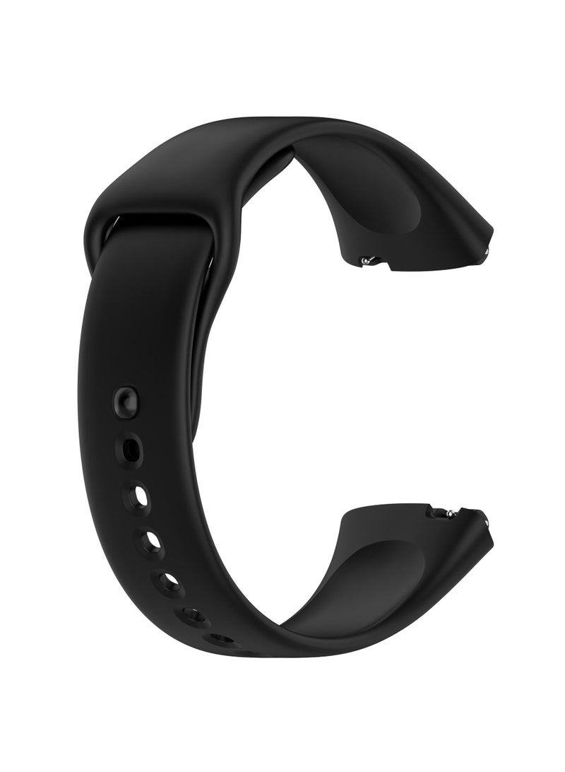 1 قطعة حزام ساعة لساعة Redmi Watch 3 Lite حزام ساعة أسود - Image 1