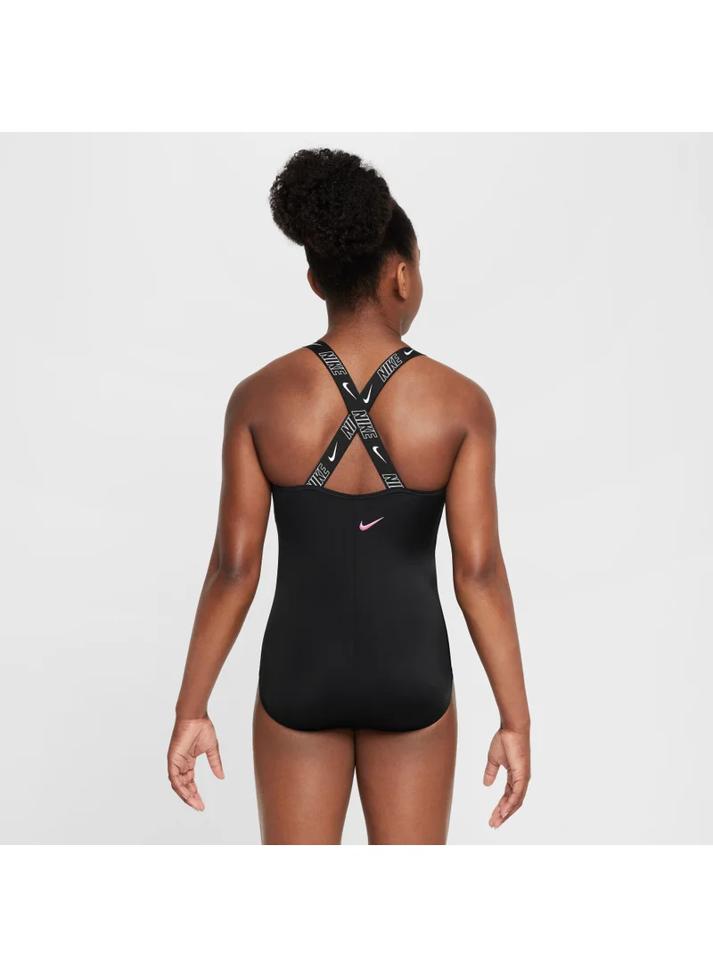 Nike Kids' Swim Cross-Back One-Piece Swimsuit