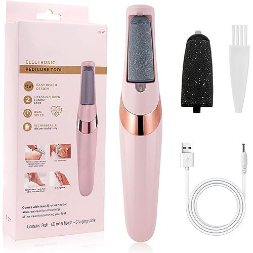 US1984 Callus Remover for Feet, Foot Scrubber for Dead Skin, Pedicure Kit for Women for Foot, Pedicure Machine, Dead Skin Remover, Pedicure Tools for Feet, Foot Scrubber for Dead Skin - Image 1