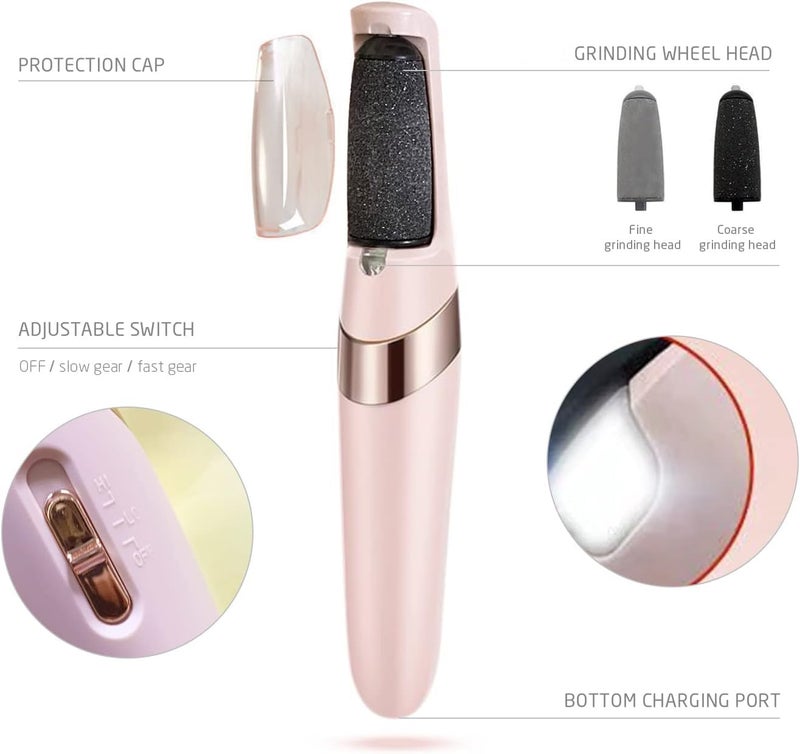 US1984 Callus Remover for Feet, Foot Scrubber for Dead Skin, Pedicure Kit for Women for Foot, Pedicure Machine, Dead Skin Remover, Pedicure Tools for Feet, Foot Scrubber for Dead Skin - Image 4