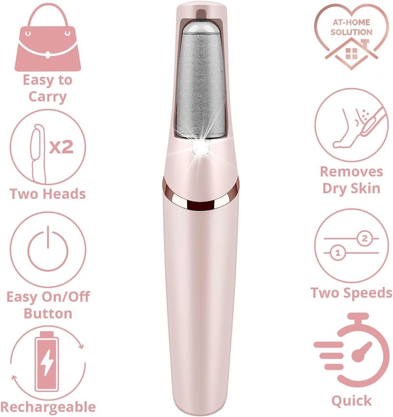 US1984 Callus Remover for Feet, Foot Scrubber for Dead Skin, Pedicure Kit for Women for Foot, Pedicure Machine, Dead Skin Remover, Pedicure Tools for Feet, Foot Scrubber for Dead Skin - Image 3