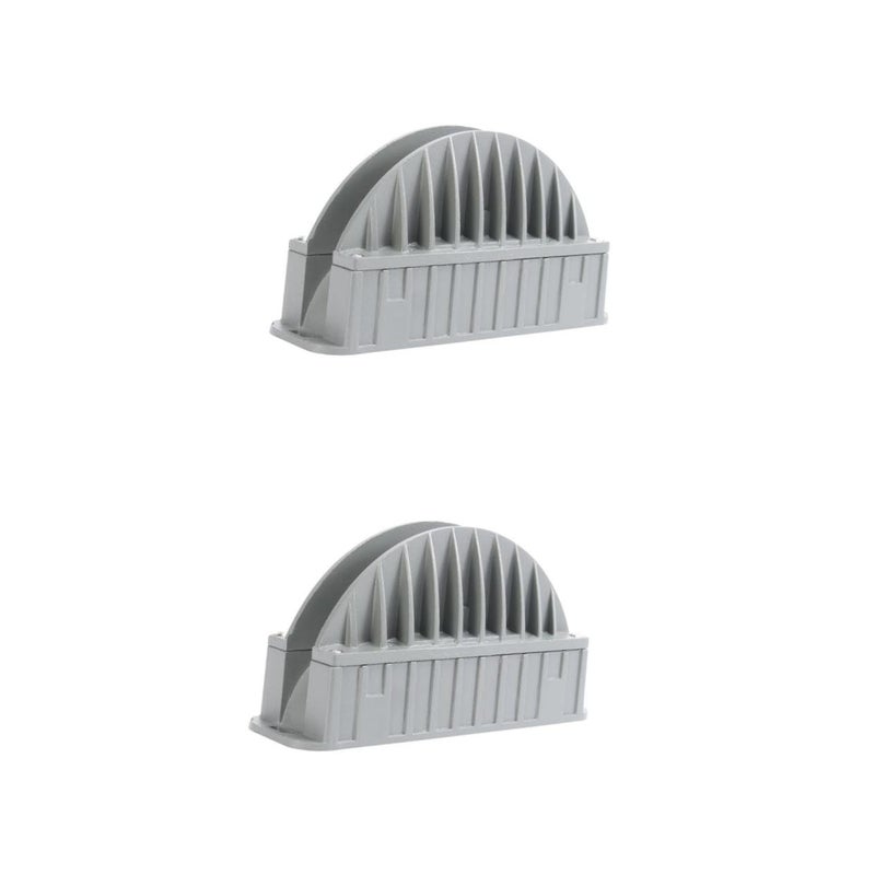 2 Pack Semicircle LED Floodlight Portable Outdoor Spotlight Wide Beam for Indoor and Garden Lighting - Image 2