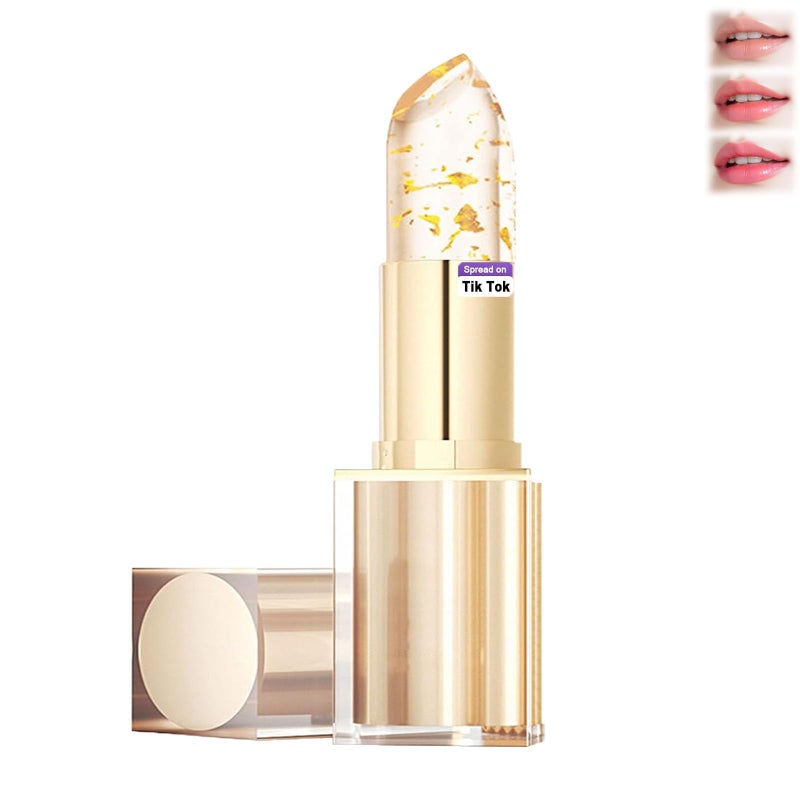 REATIFUL Transferproof Color Changing Lipstick for Women,Ph Lipstick Color Changing,Clear Lip stick That Changes Color,Long Lasting 24 Hours Moisturizing Glossy Shine Lip Gloss for Women (1pcs) - Image 1
