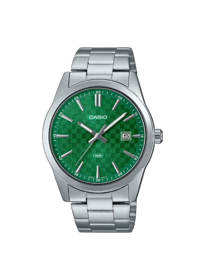 CASIO Men's Stainless Steel Analog Watch MTP-VD03D-3A1UDF - 41 mm