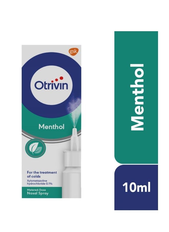 OTRIVIN Otrivin 0.1% Menthol Nasal Spray 10ML 