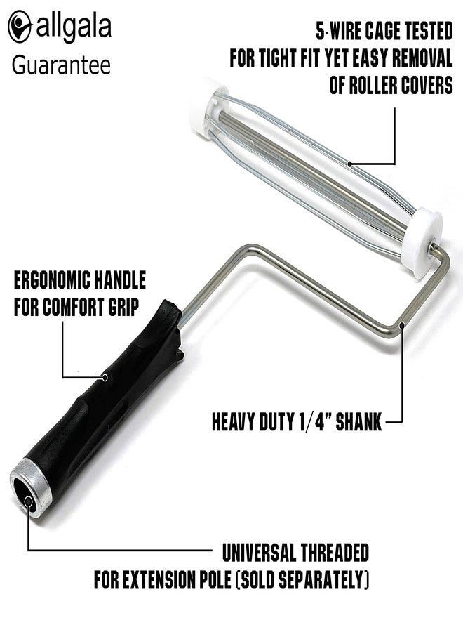Allgala 9 Inch 5-Wire Heavy Duty Paint Roller Frame-1 PC-TH10321 - Image 3