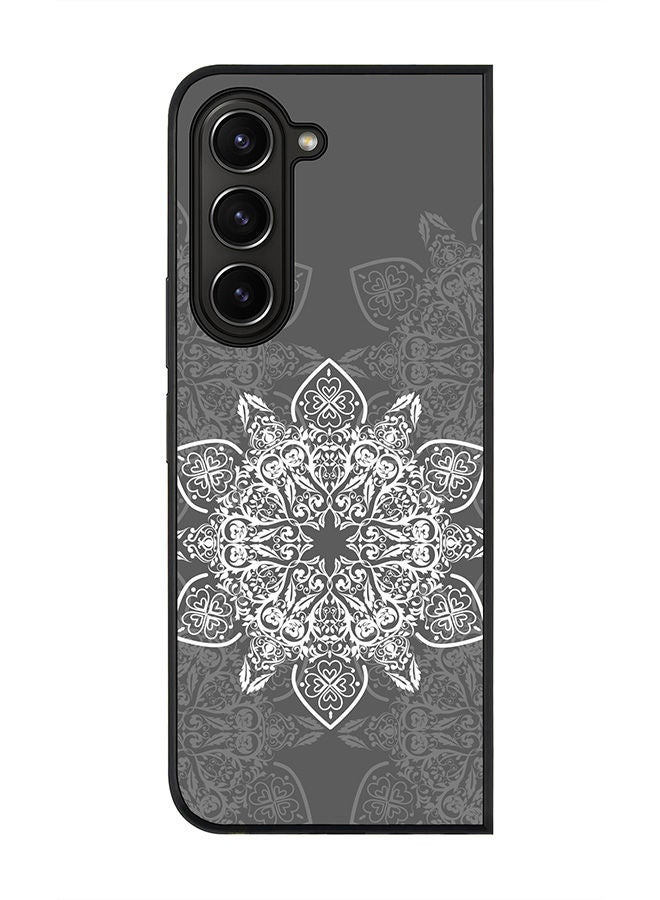 Stylizedd Rugged Black edge case for Samsung Galaxy Z Fold5, Slim fit Soft Case Flexible Rubber Edges Anti Drop TPU Gel Thin Cover -  Arab Odessey - Image 1