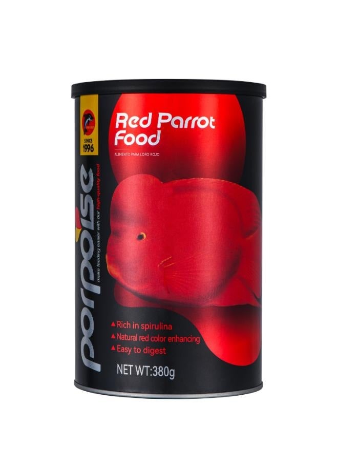 Porpoise Red Parrot Fish Food 380g Natural Color Enhancing - Image 1