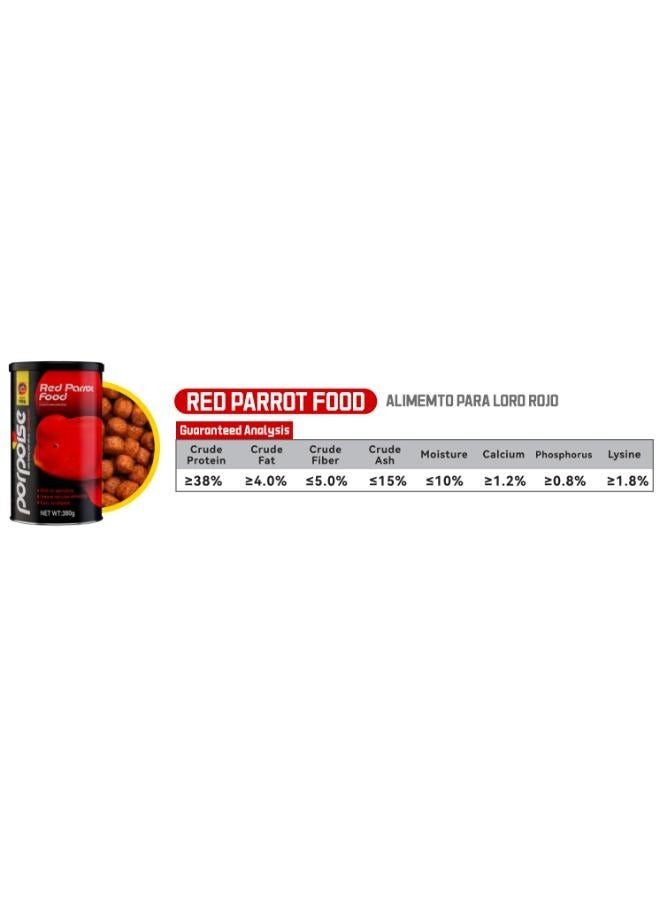 Porpoise Red Parrot Fish Food 380g Natural Color Enhancing - Image 4